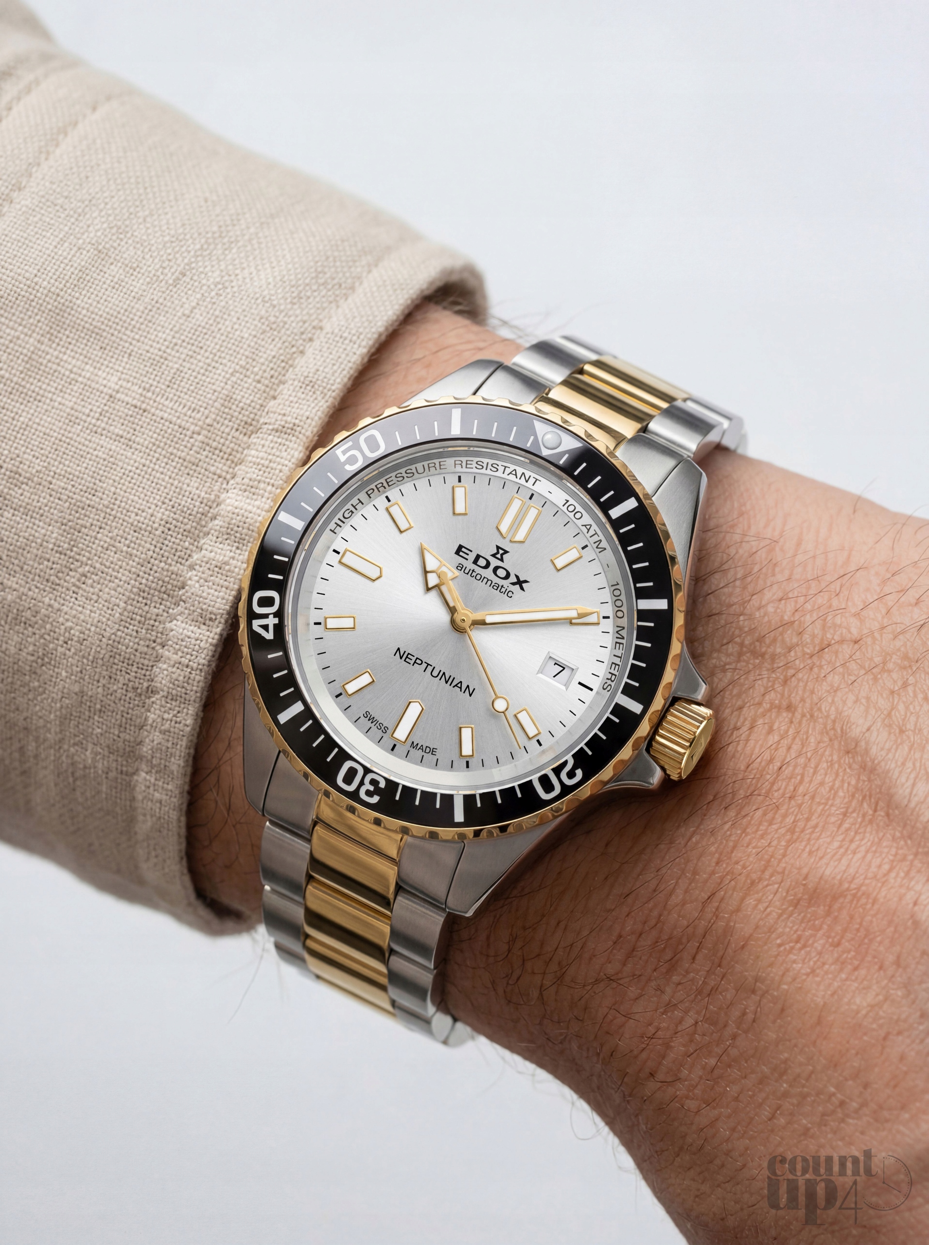 Edox Skydiver Neptunian Automatic 80120-357JM-AID WR100 44mm