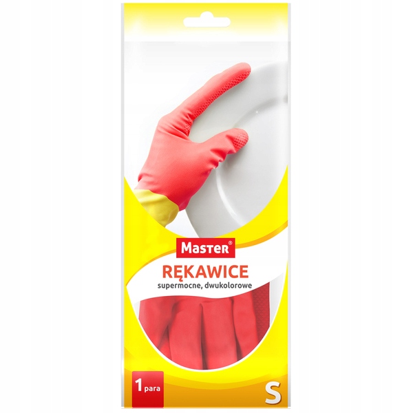 

Master Rękawice Gospodarcze S Dwukolorowe S-130