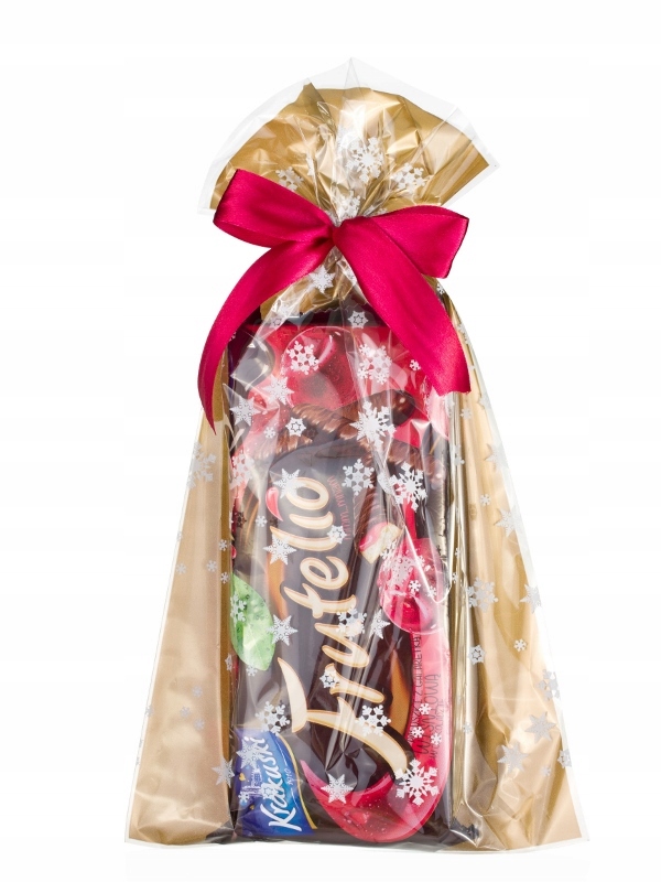 Torebki foliowe świąteczne ZŁOTE 20x35 50 STAZŁ Marka Strefa Opakowań