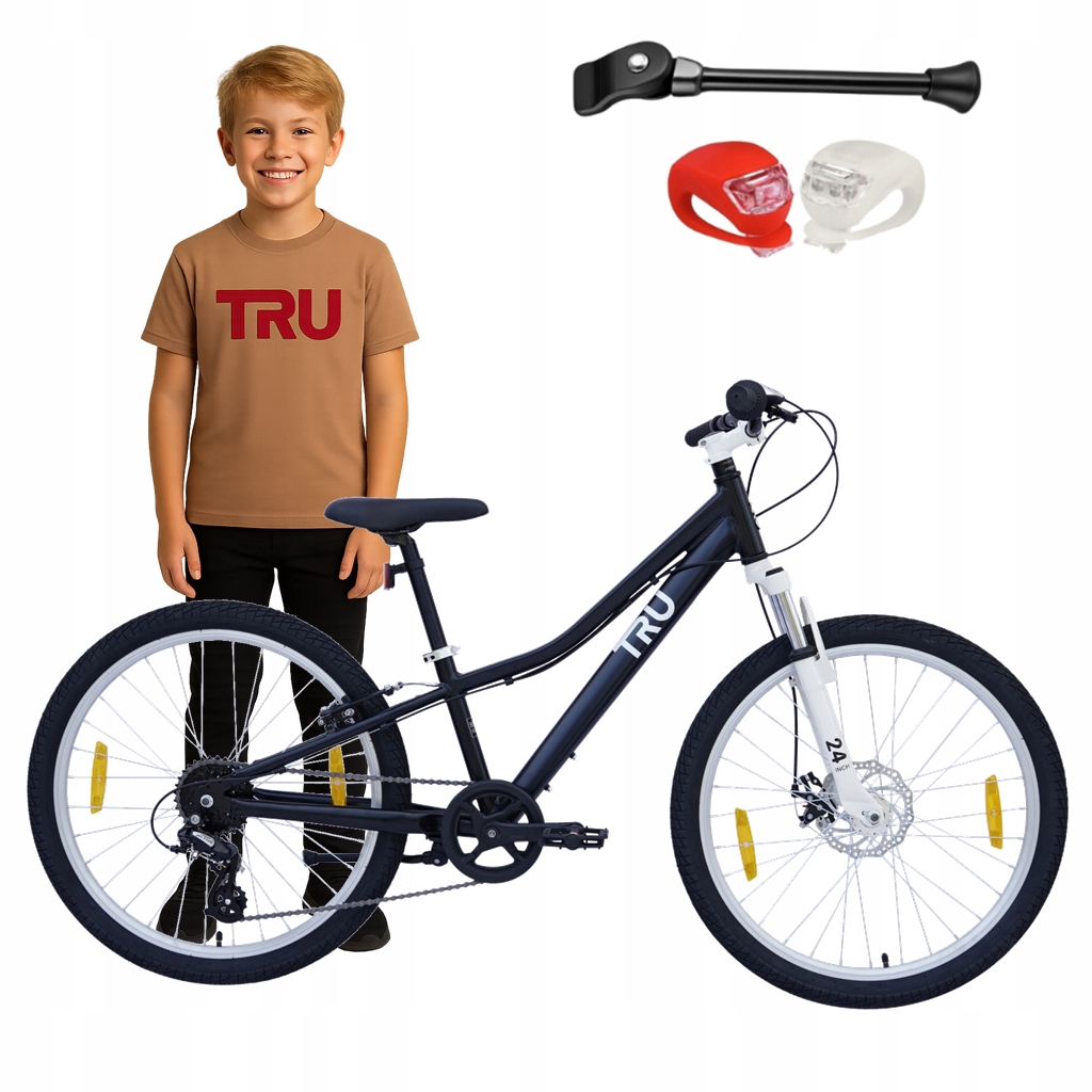 Horské Kolo Mtb Tru 2.4 Shimano Kolo 24 Hliníková Kotoučová Brzda Lehká