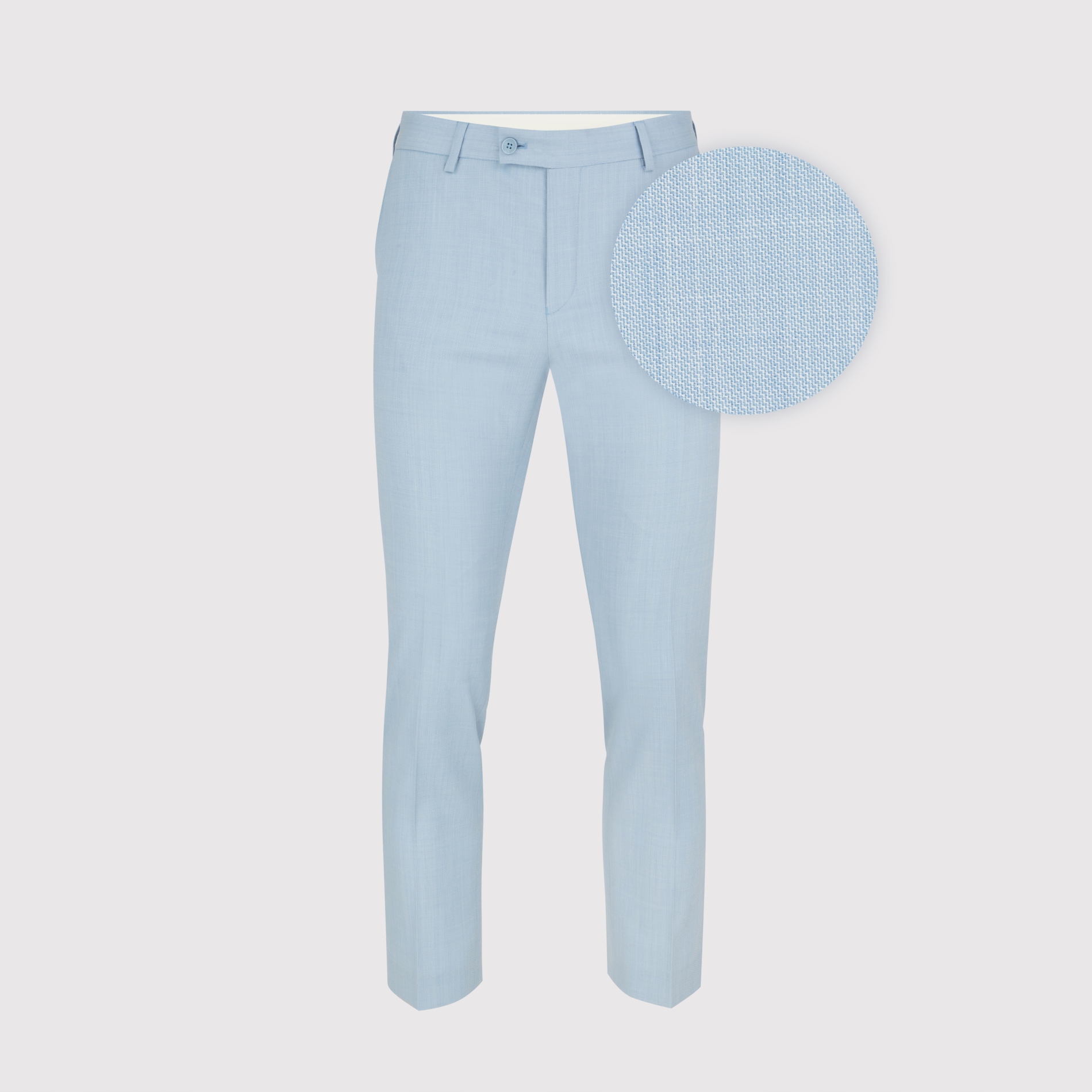 Modré pánské oblekové kalhoty Pako Lorente vel