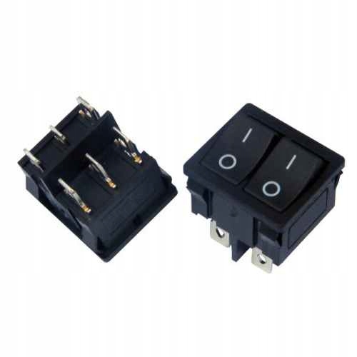 

MRS2102 2 x przełącznik 6pin 2poz 12A 250V
