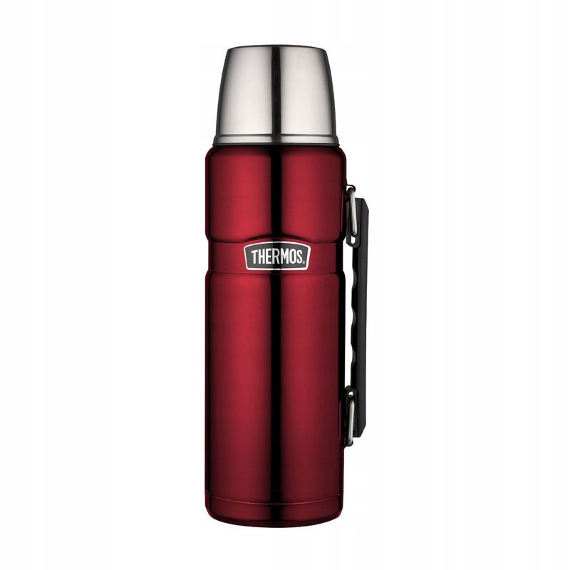 Termos Thermos King 1,2l Czerwony Uchwyt kubek
