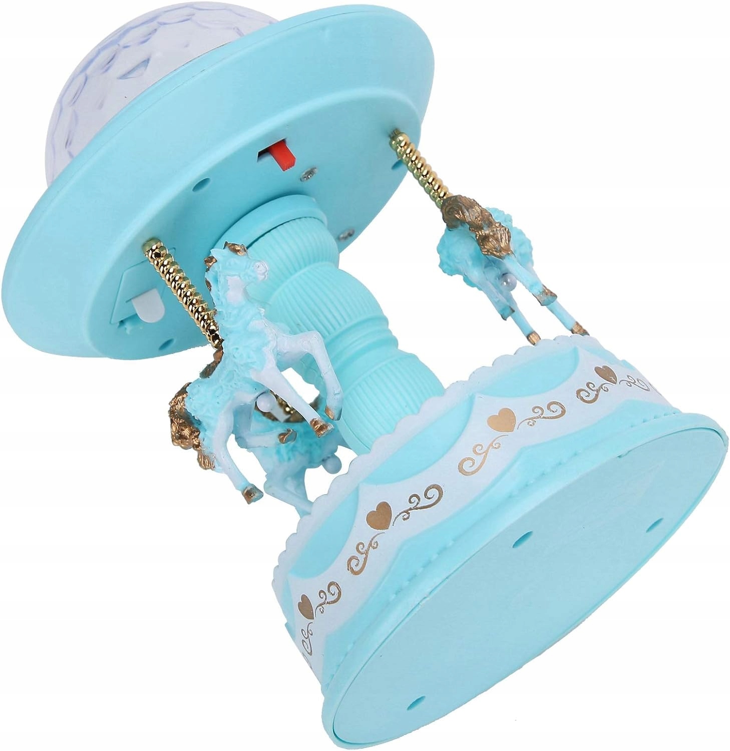 POZYTYWKA PROJEKTOR KARUZELA LAMPKA NOCNA LED KONIKI ŚWIATŁO DZWIĘK Rodzaj kula