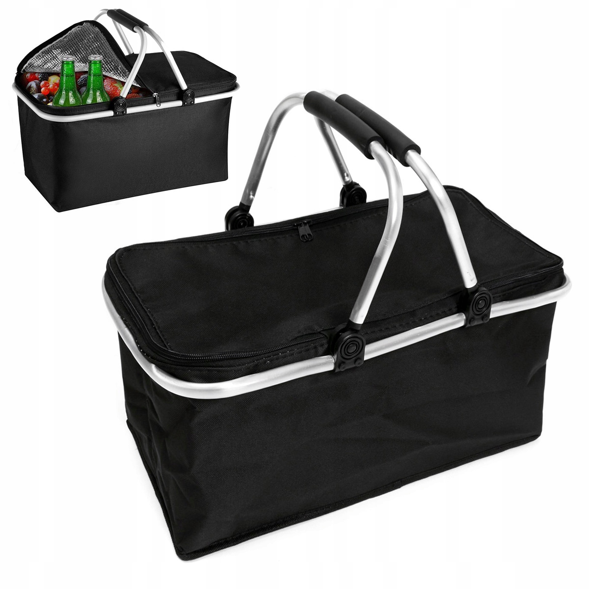 

Koszyk Piknikowy Składany Termiczny Kosz Na Zakupy