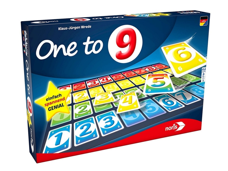 NORIS ONE TO 9 JEDEN DO DZIEWIĘĆ GRA PLANSZOWA