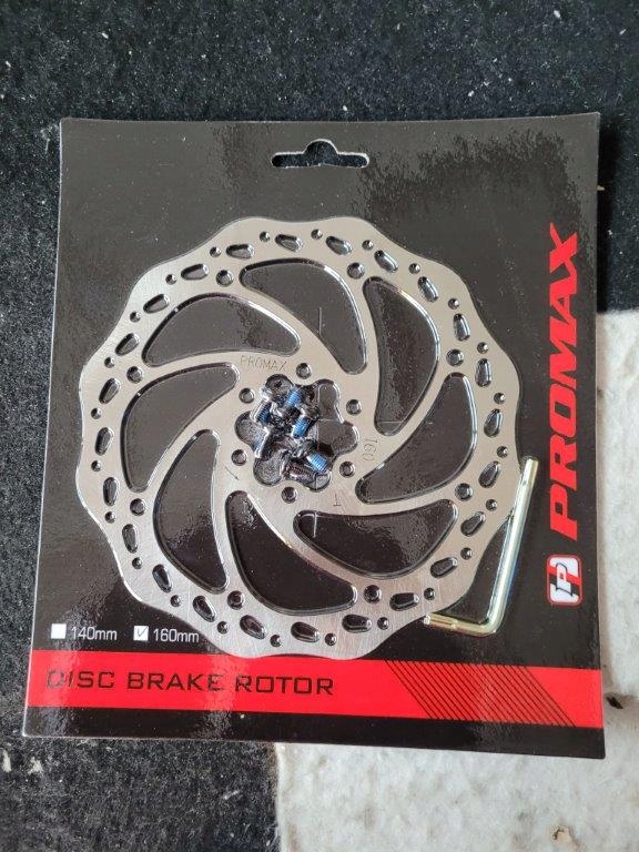 Tarcza hamulcowa PROMAX 160 mm, 6 śrub.