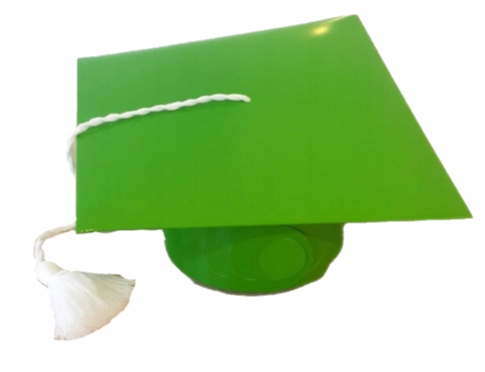 

Biret zielony (z chwostem i gumką)