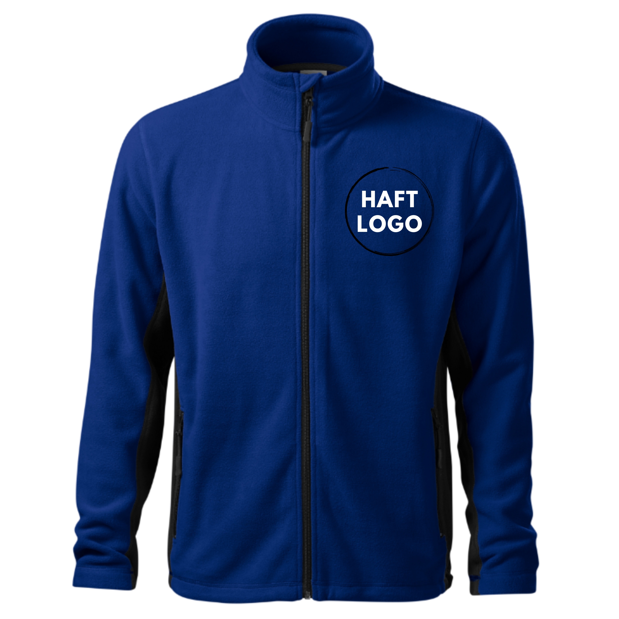 Pánský Polar S Logem Firmy Text Nápis Mikropolar výšivka potisk Chabrový XXL