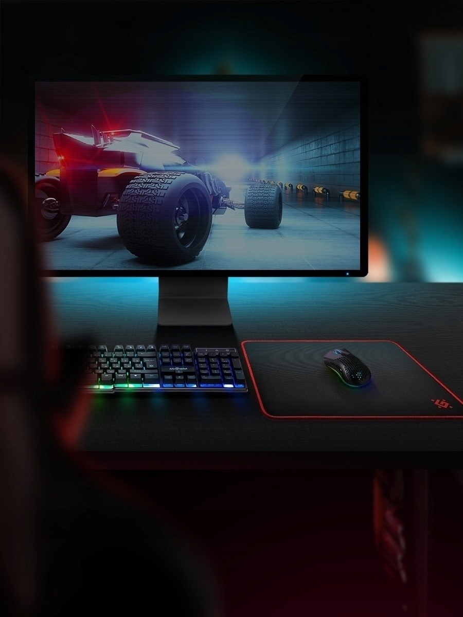 PODKŁADKA DEFENDER GAMING BLACK M 360x270x3mm — 9