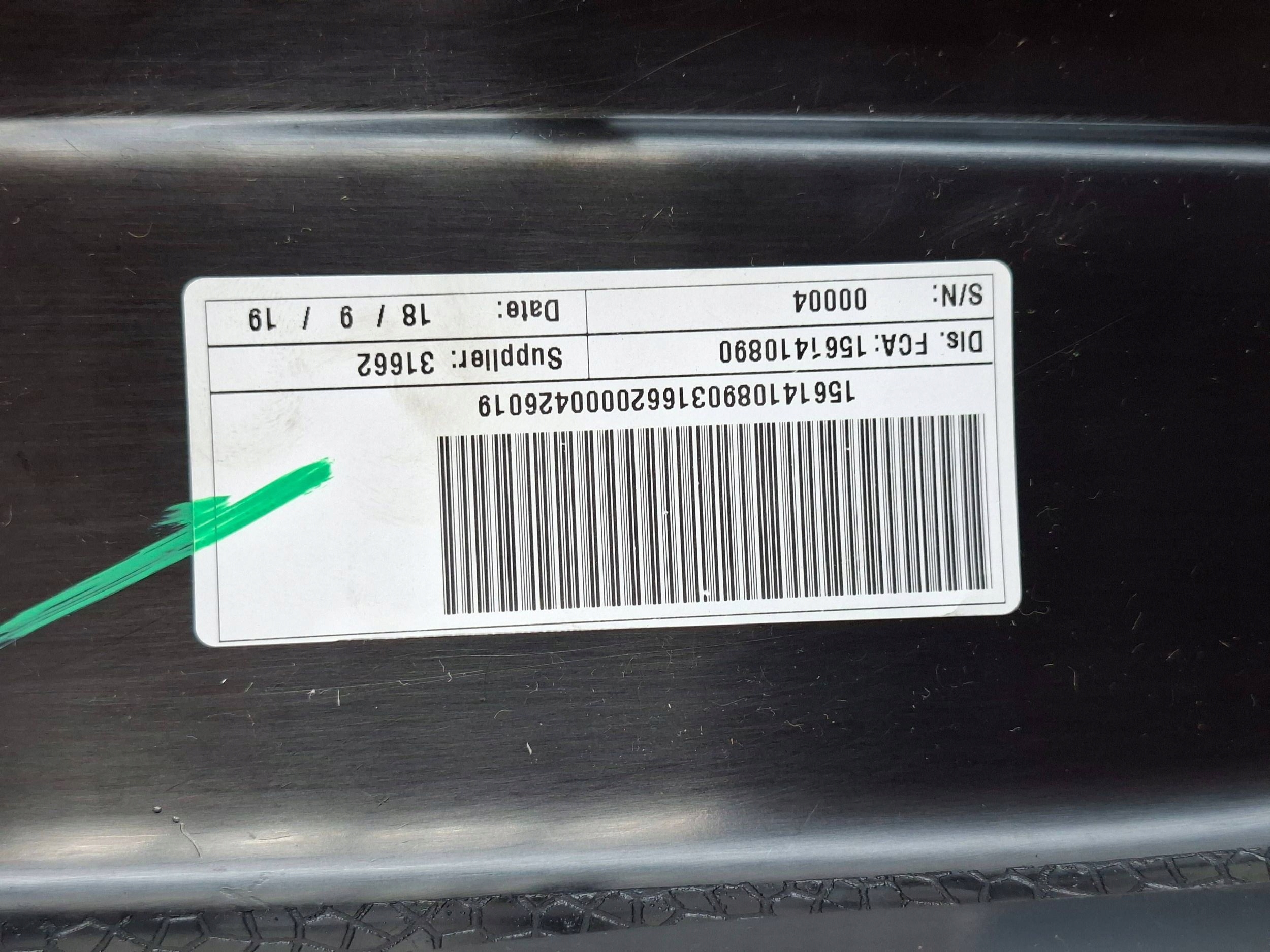 grid of a bumper front right ALFA ROMEO STELVIO RADAR 156114913