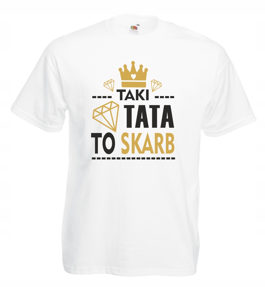 

Koszulka męska Taki Tata To Skarb r. XXL