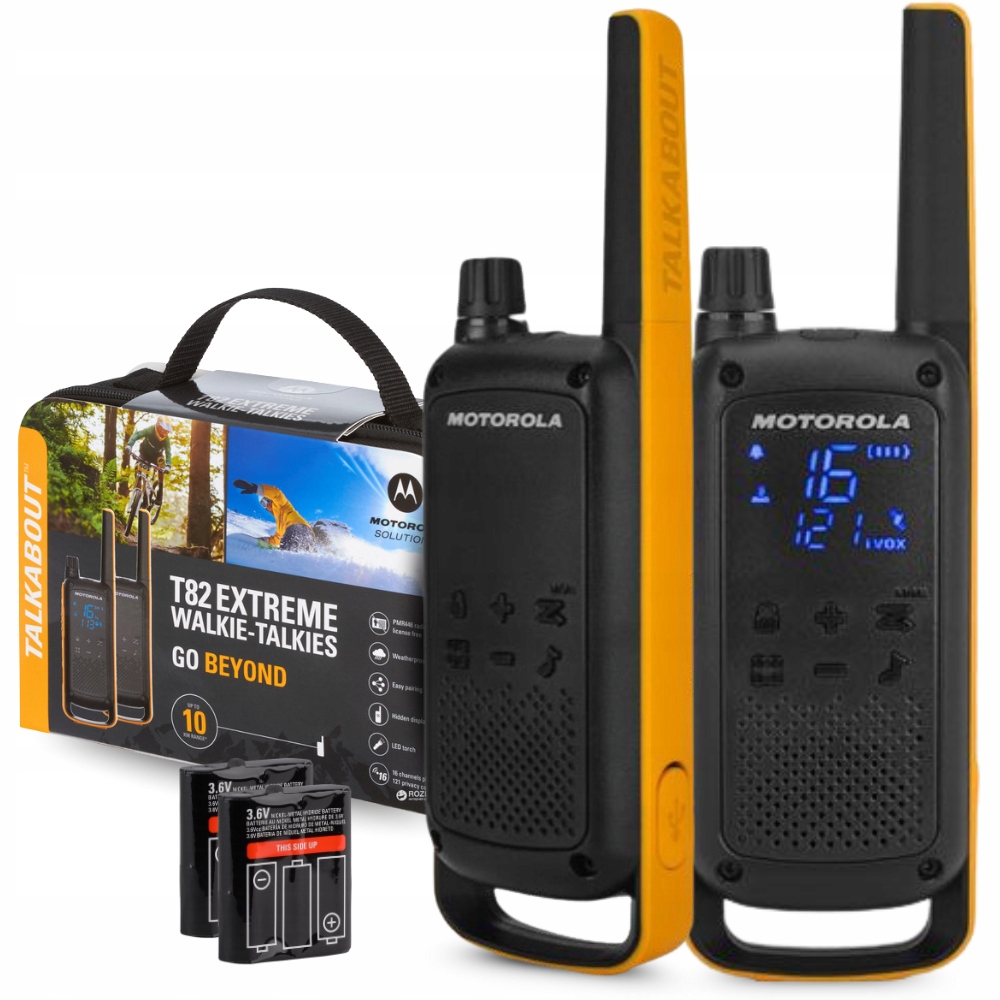 Motorola Krótkofalówka T82 Extreme Radiotelefon Walkie Talkie Duży Zasięg