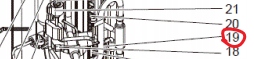271938 S70E65202 THERMISTOR (SUCTION) G CZUJNIK TEMPERATURY Mitsubishi Electric