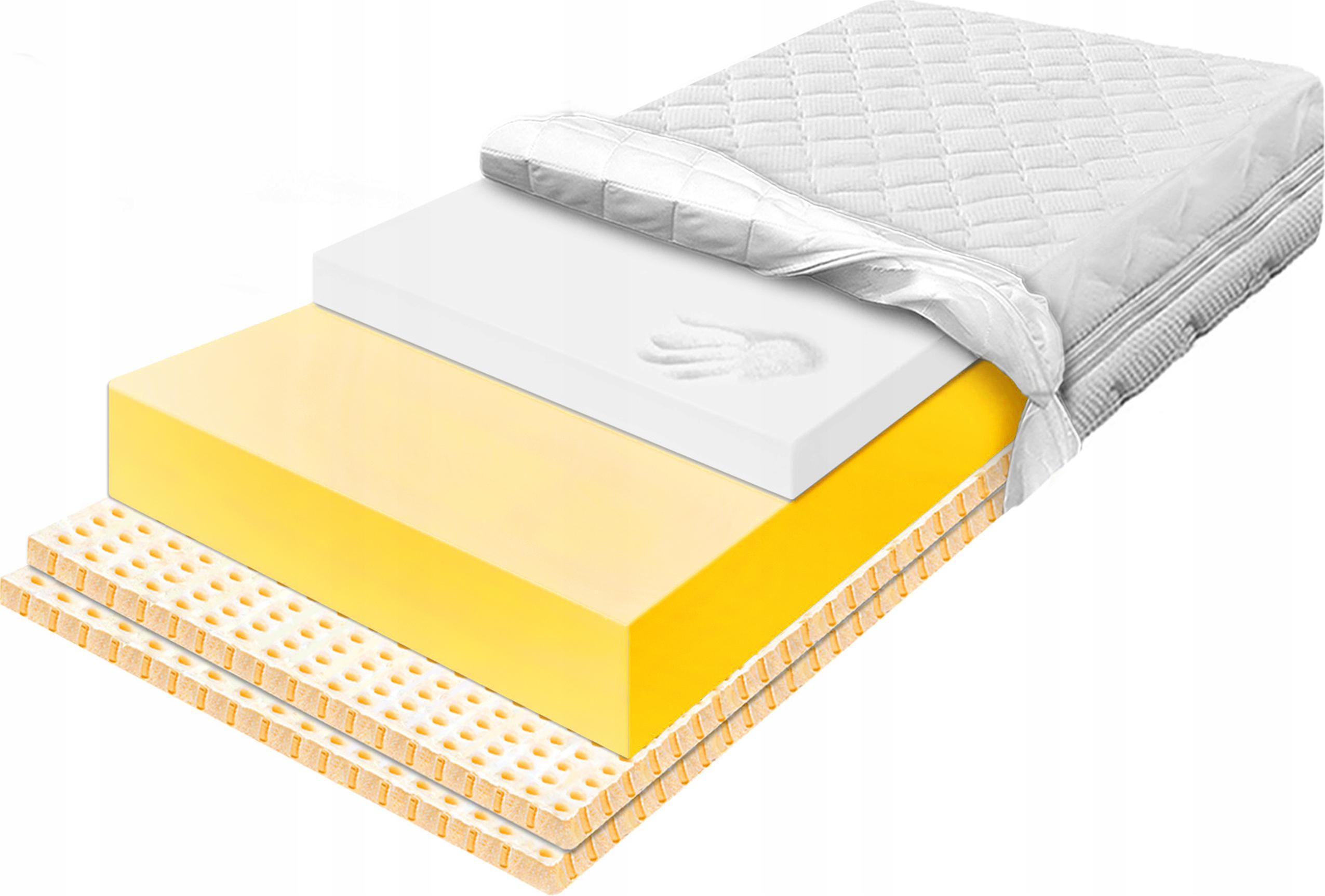 Penový matrac 120x170 s viskóznym, elastickým latexom H2 23cm vzdušný H2
