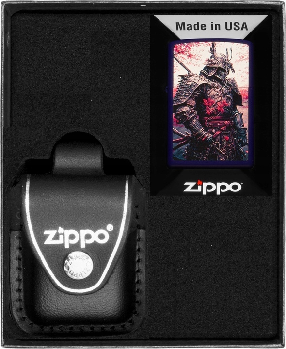Sada Zippo Zapalovač Samurai Warior Design Dárkový No3