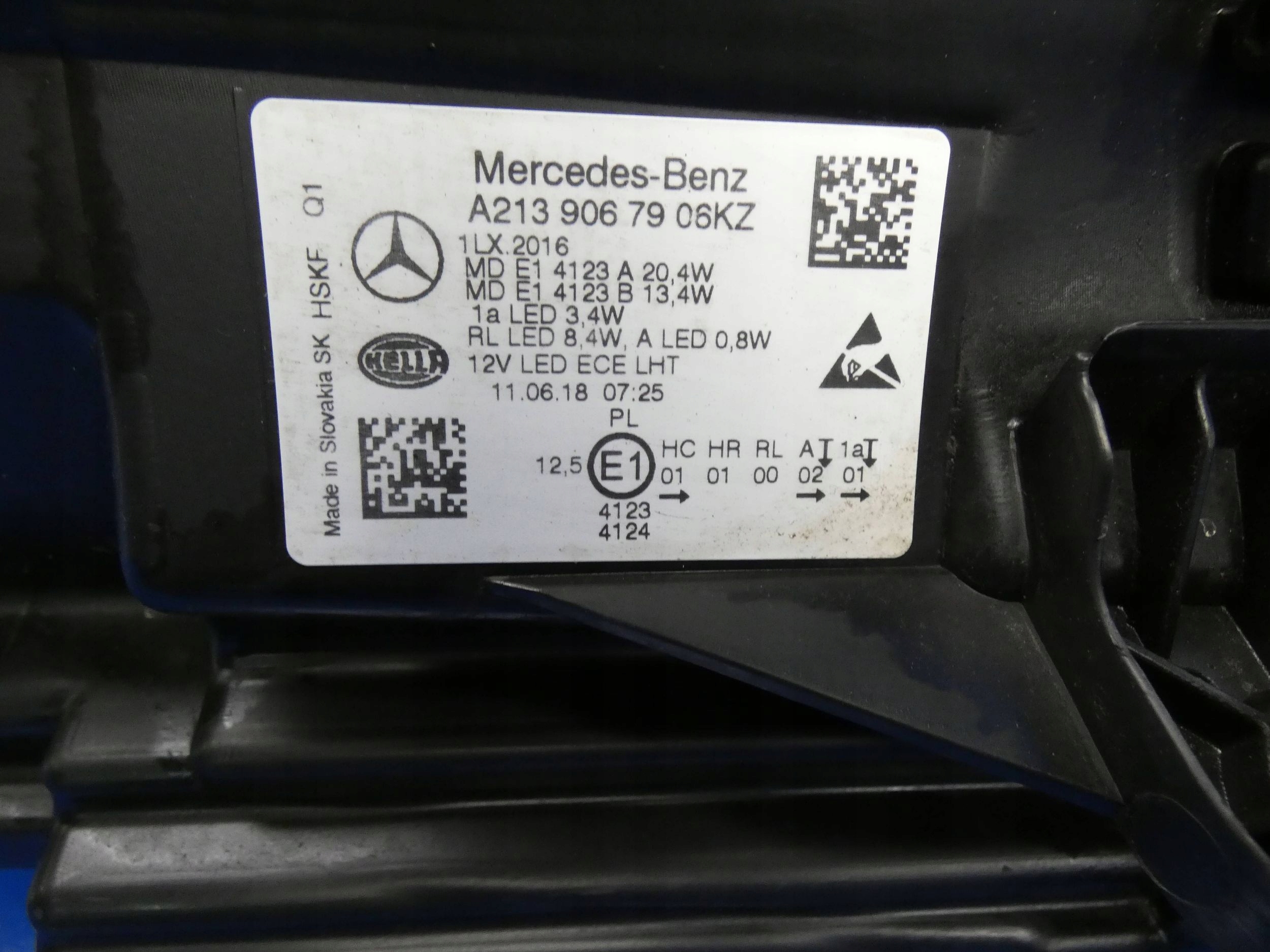 MERCEDES E KLASA W213 light left front LED HIGH PERFORMANCE ANGLIK