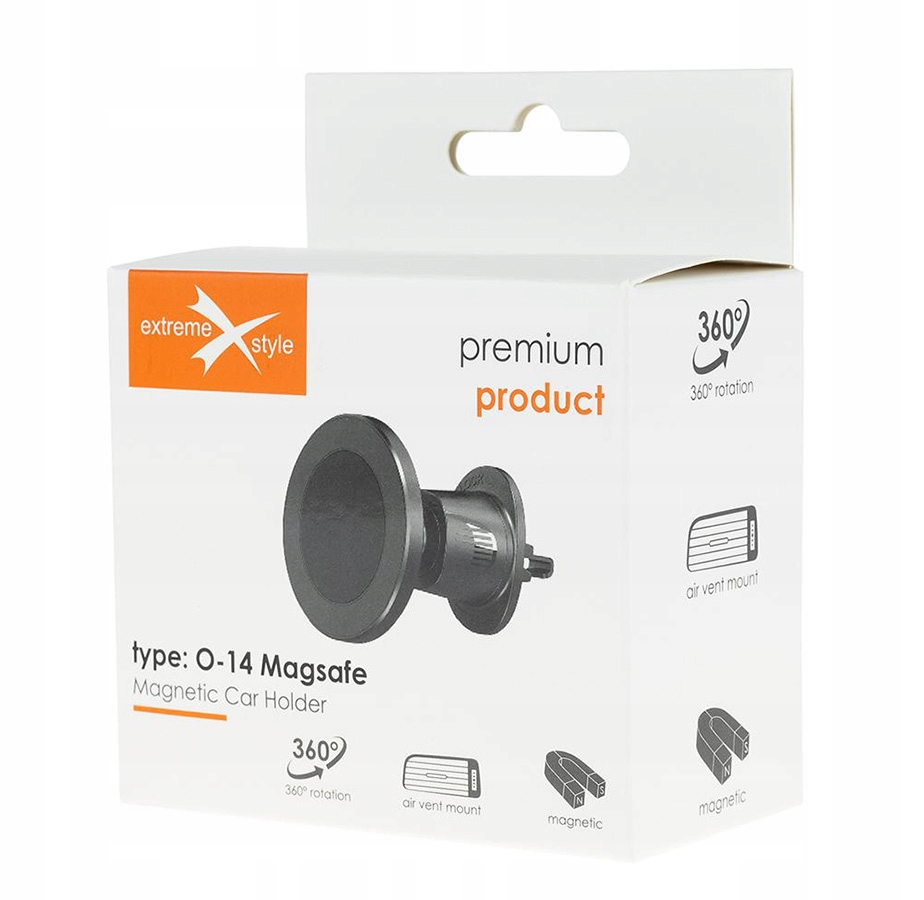 UCHWYT NA TELEFON DO SAMOCHODU NA KRATKĘ – MAGNES Stan opakowania oryginalne