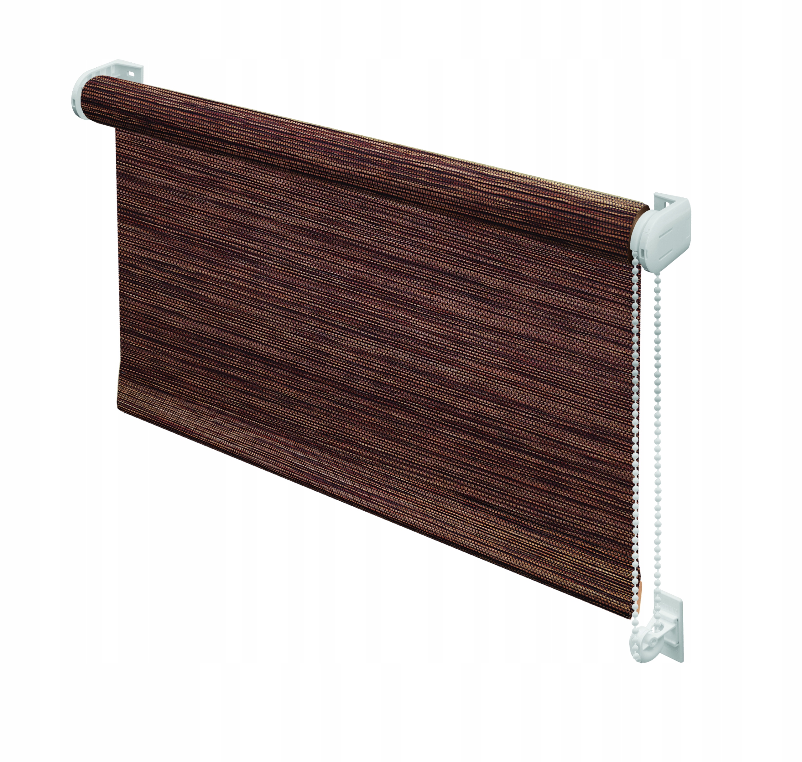 Roleta ścienna typu bambus brąz 120 x 170 cm