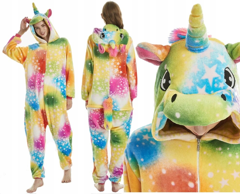 

Unikorn Jednorożec Piżama Kigu Onesie XL 16 CH1R