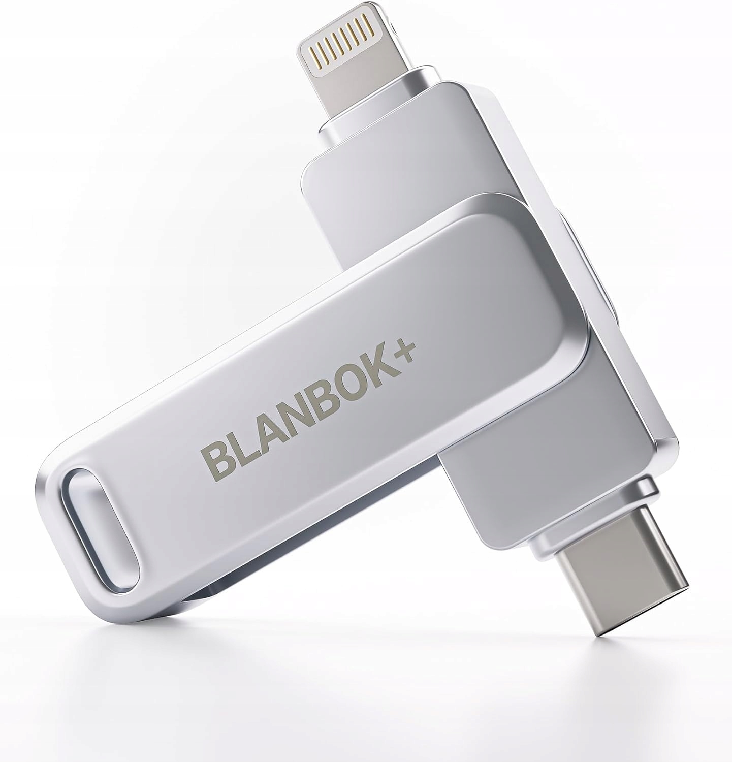 Pendrive Blanbok+ BLA-001 128 GB Lightning, USB 3.1 typ C srebrny