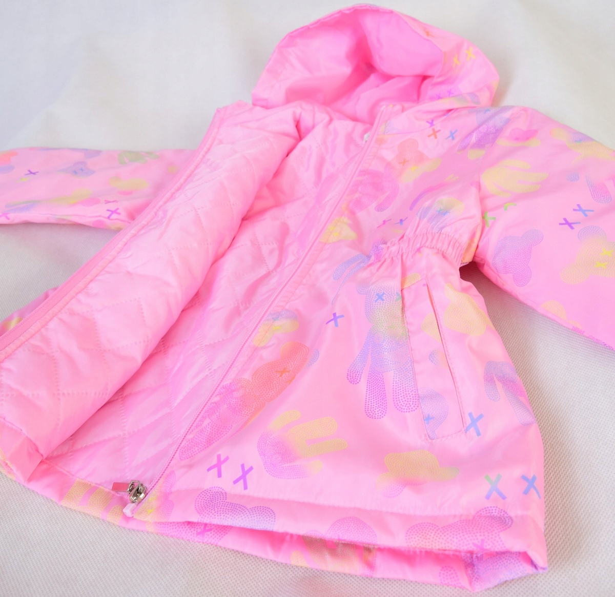 KURTKA WIOSENNA/JESIENNA W18215K PŁASZCZYK 122/128 Rozmiar 122