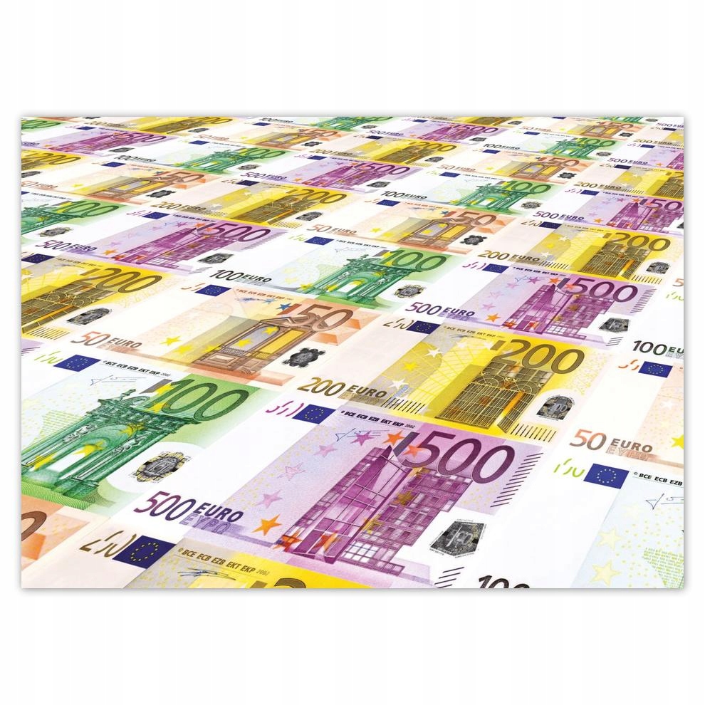 

Naklejki 70x50 Dużo kasy Pieniądze Euro