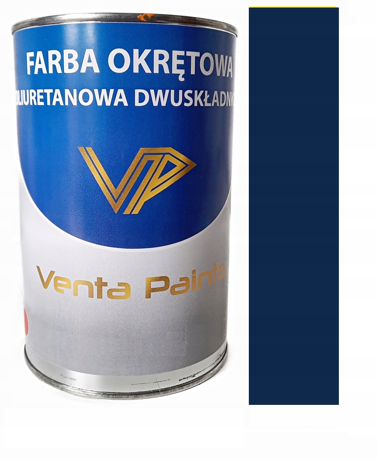 Farba Poliuretanowa Do Łodzi Jachtów Niebieska RAL5010 1L