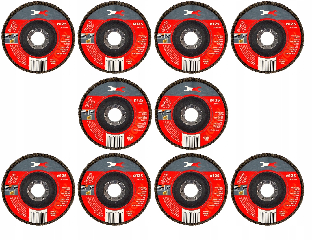 Ściernica do szlifowania lamelka tarcza rts p80 10