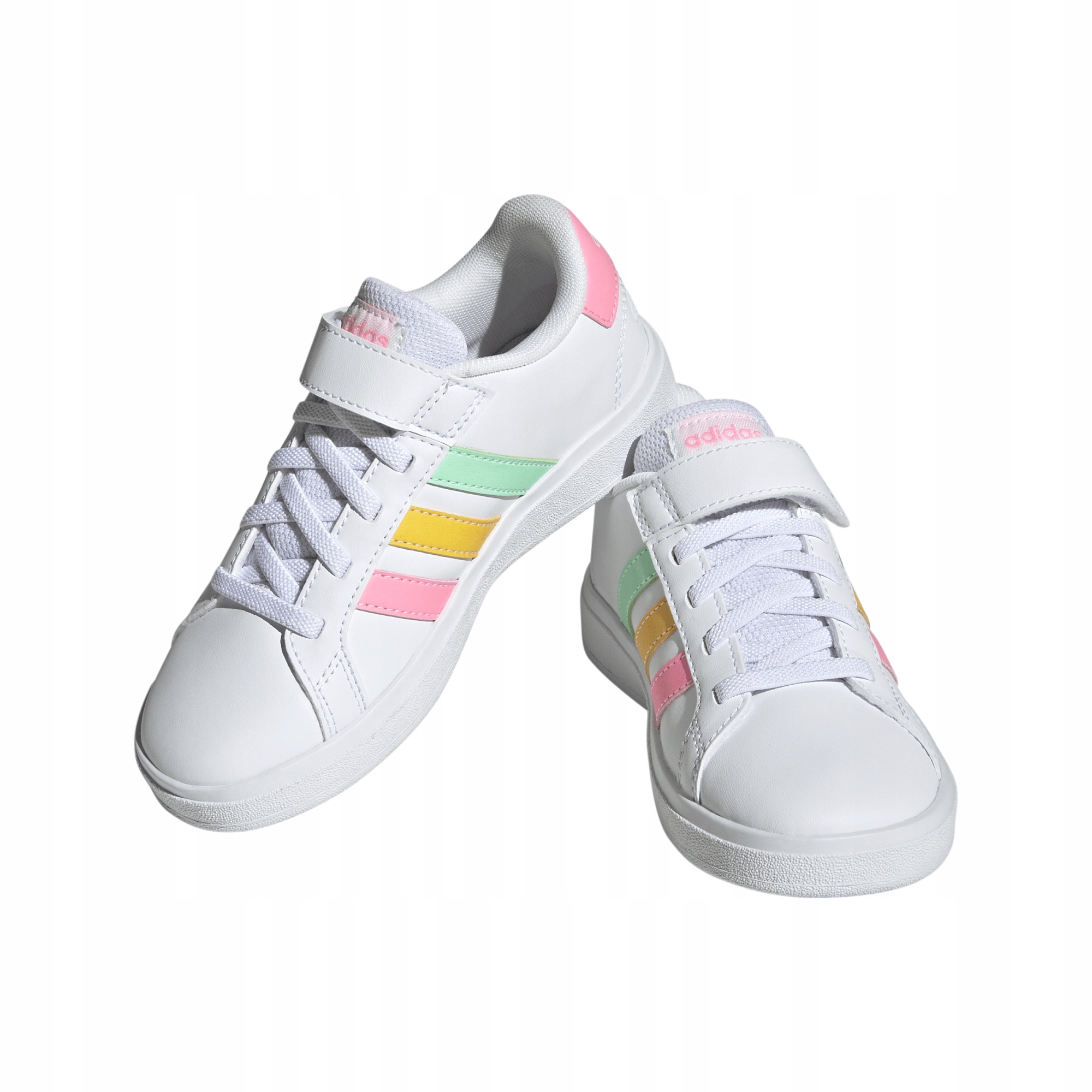 Buty dziewczęce sportowe adidas Grand Court 2.0 HP8913 lekkie białe 28