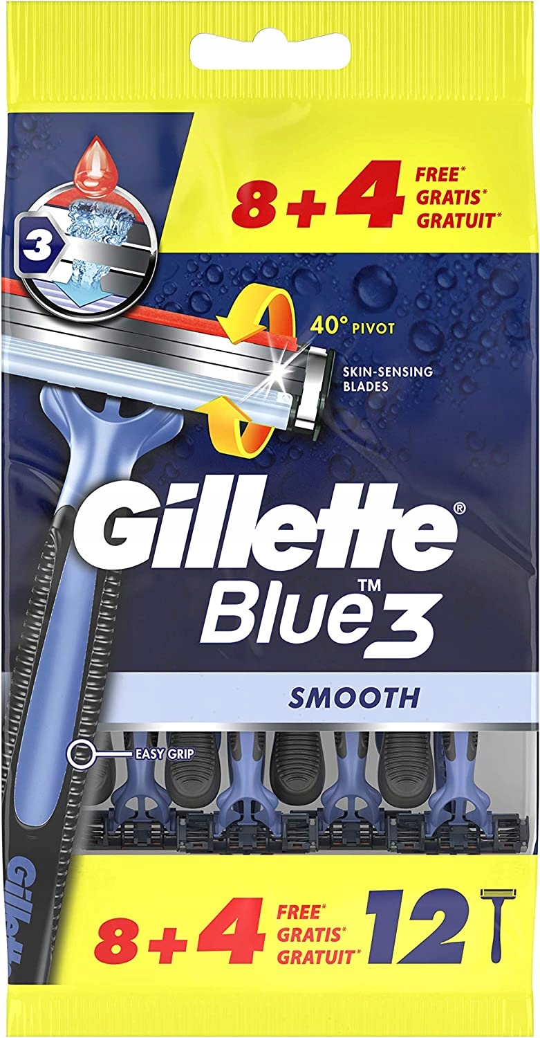 

Gillette BLUE3 Smooth maszynka do golenia 12szt