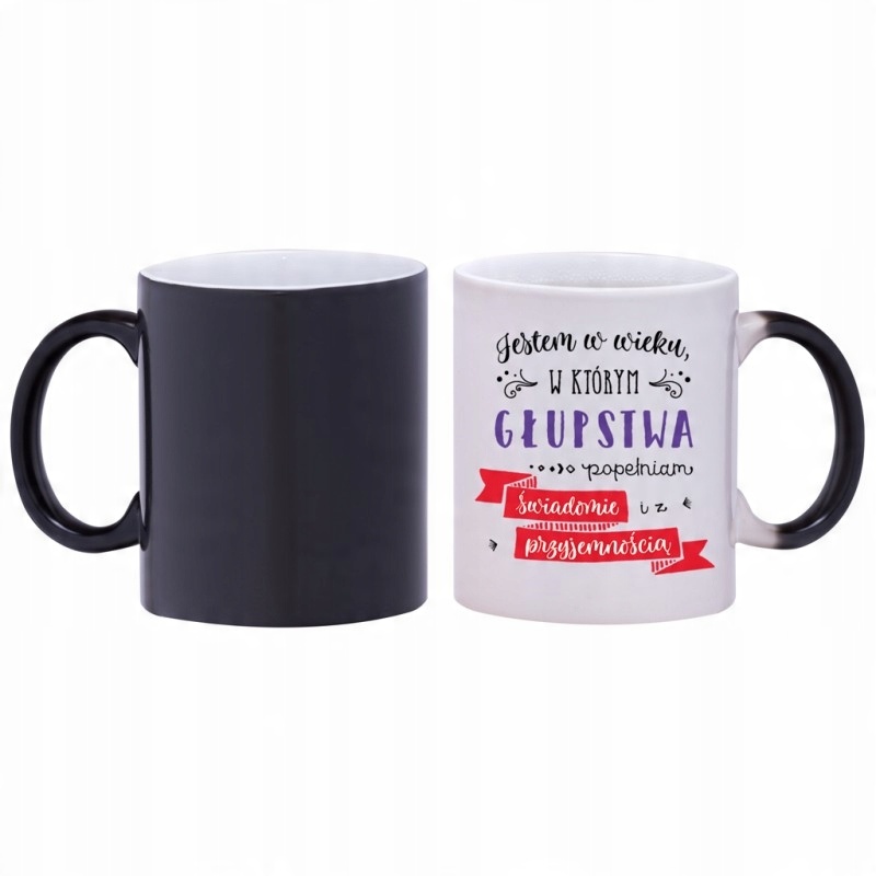 

Kubek Kubki Magiczny Śmieszne Zabawne Napisy W411
