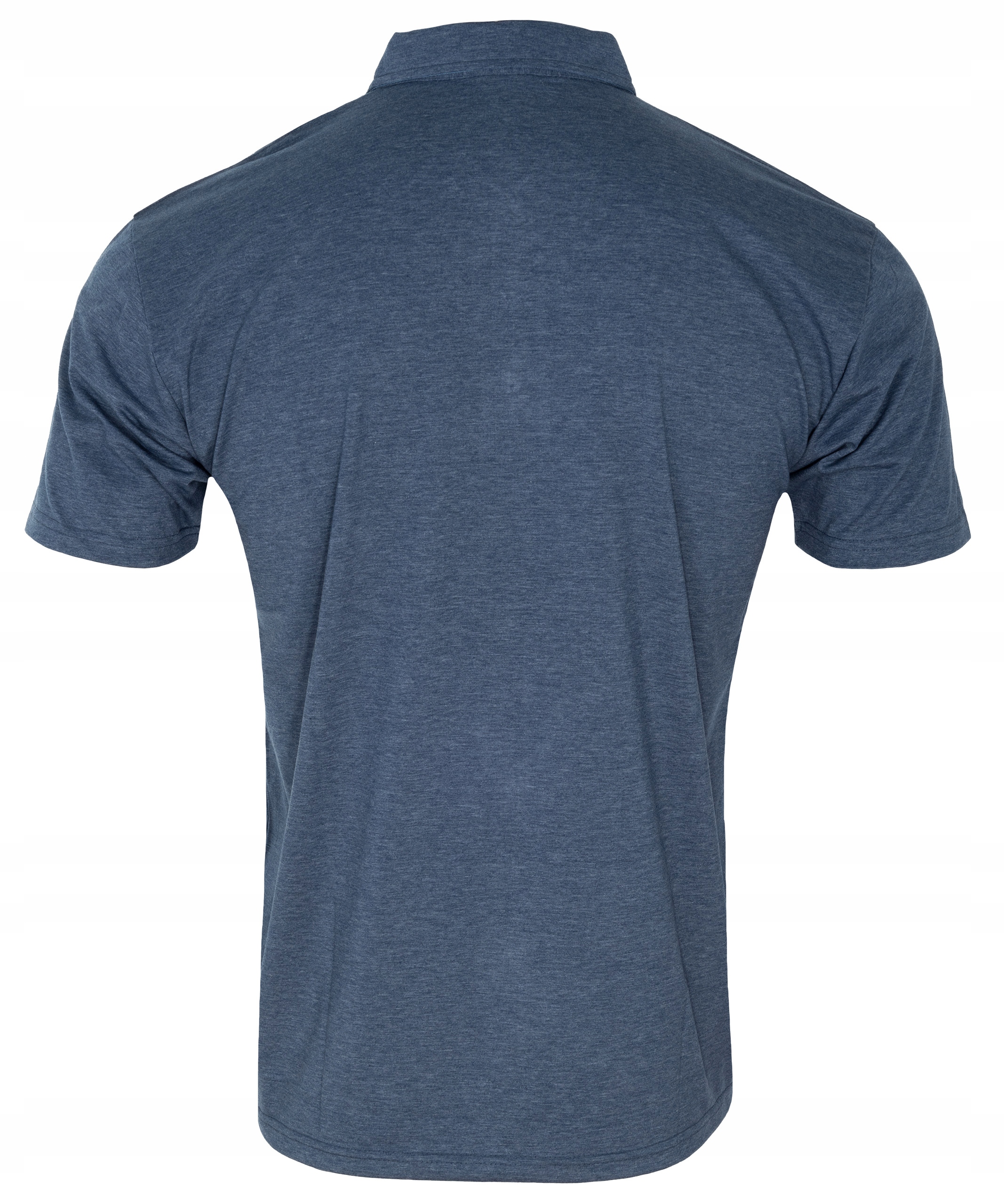 KOSZULKA męska POLO CIEMNO-NIEBIESKA WZÓR rozmiar XXL Rękaw krótki rękaw