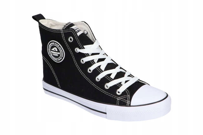 

American Club LH01 Wysokie Trampki Męskie Black 43