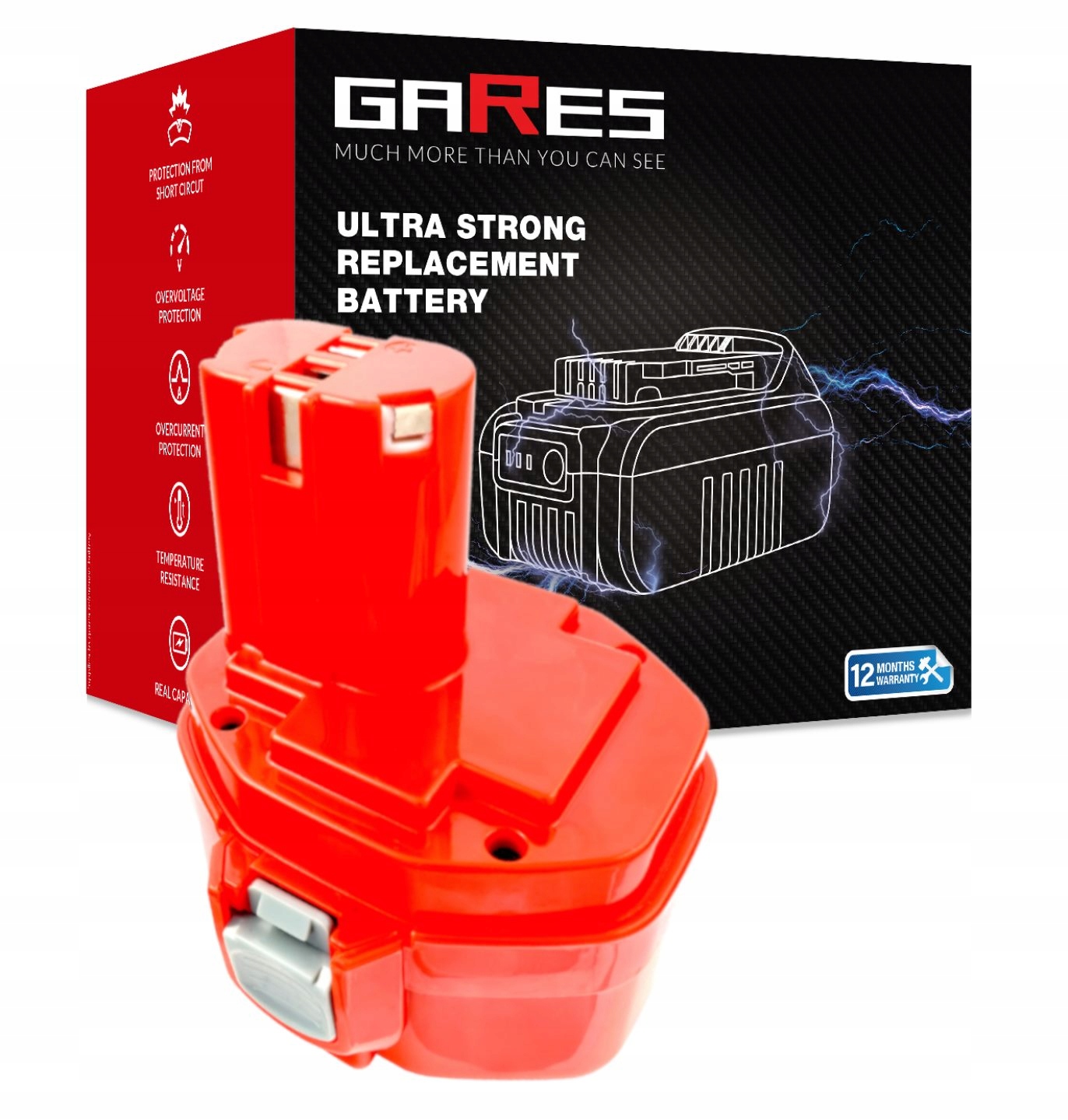 Baterie Akumulátor pro Makita 6934FD 6381D 192600-1 14,4V 2Ah