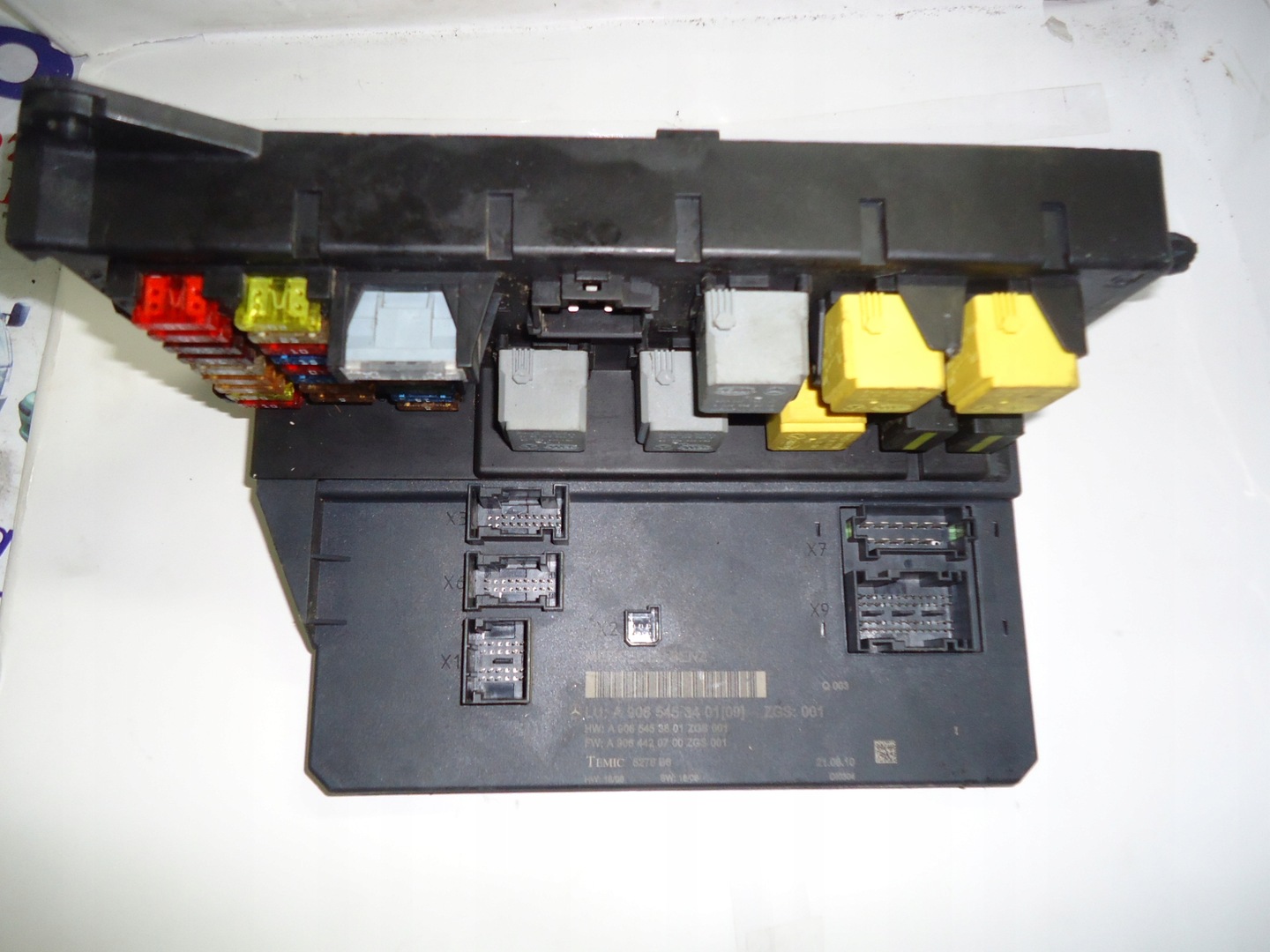 PŁYTA BEZPIECZNIKÓW MODUŁ SAM BSI VOLKSWAGEN CRAFTER 2006 - 2018 R