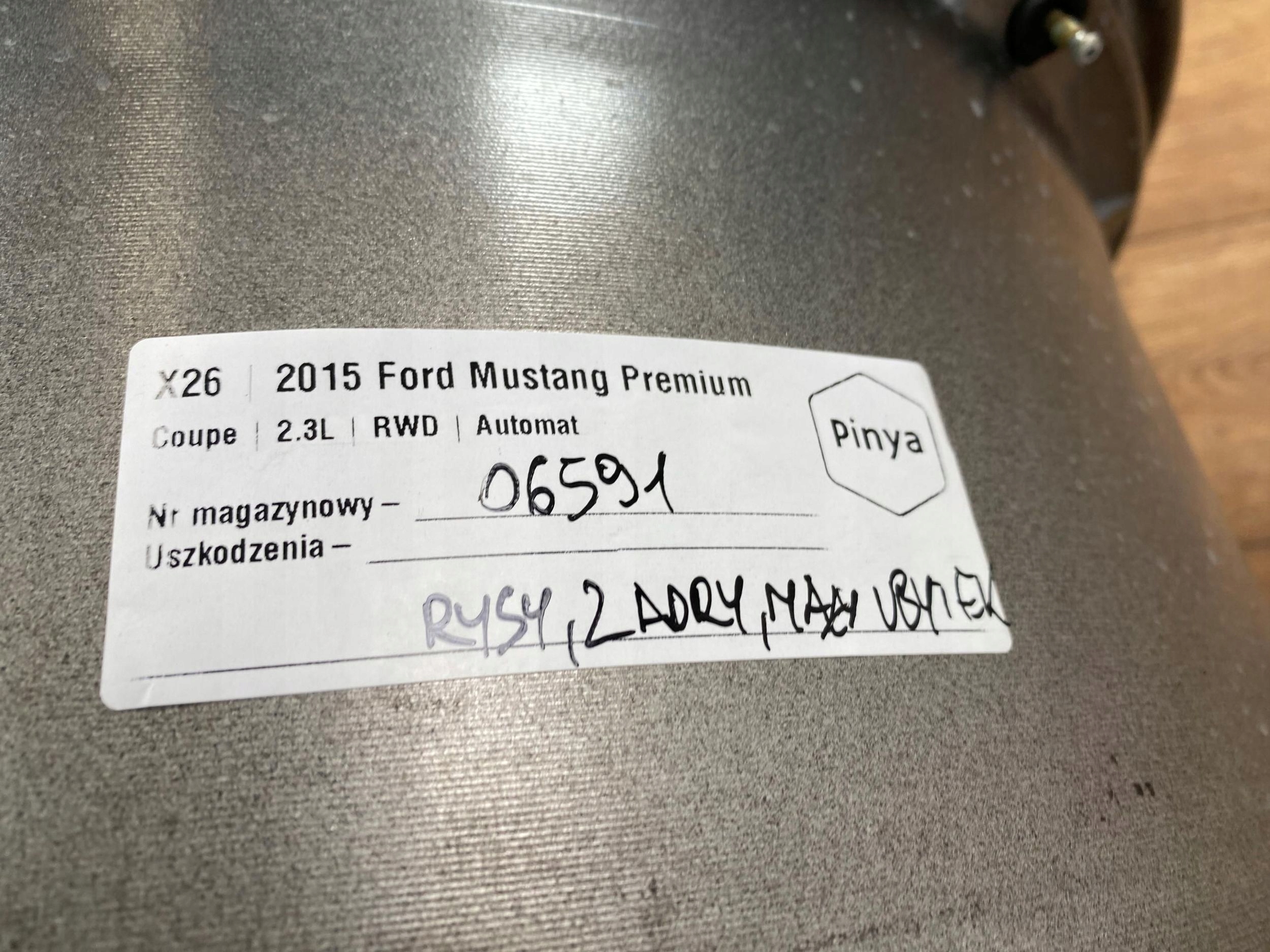 disk Ford Mustang VI 2015+ USA FR3C-1007-EA