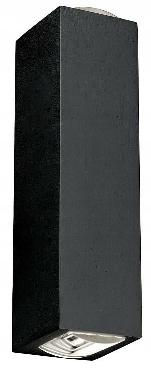 Venkovní nástěnné svítidlo Lens Černé 2W Led 3000K IP54 Nástěnná lampa Na Terasu Dům