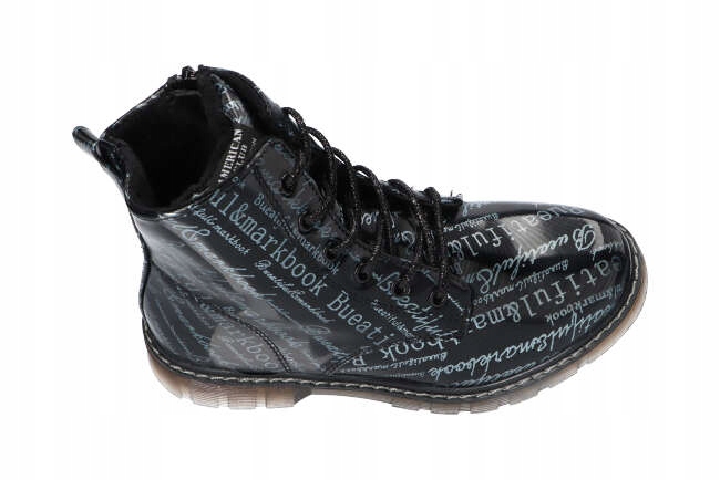 AMERICAN CLUB XD65 OCIEPLANE KOZAKI TRZEWIKI GLANY MARTENSY CZARNE 34 Bohater brak