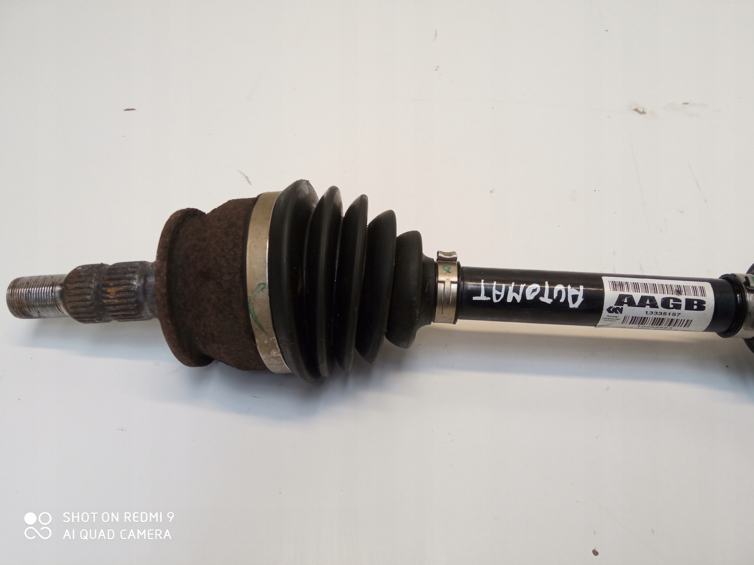 OPEL ZAFIRA semi-axis left B20DTH AUTOMAT 13335157