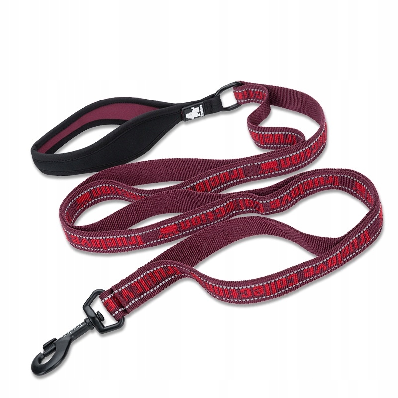 

Smycz dla dużego psa molosa Funky Truelove bordowa