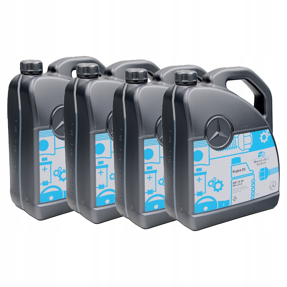 20 L Motorový Olej Mercedes Mb 229.5 5W-40 Originální Starparts