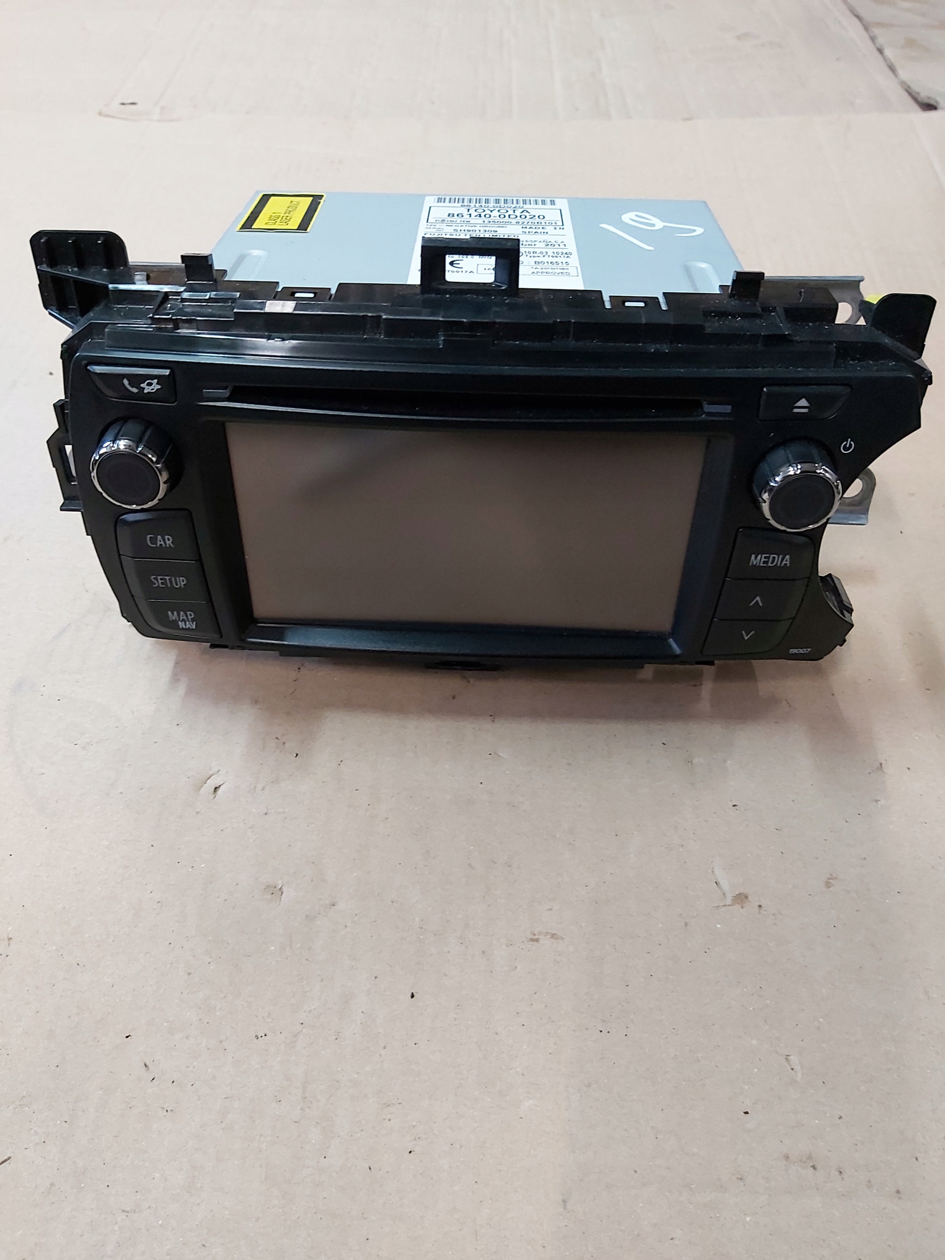 86140-0D020 - Toyota Yaris III радио навигационный модуль GPS антенна