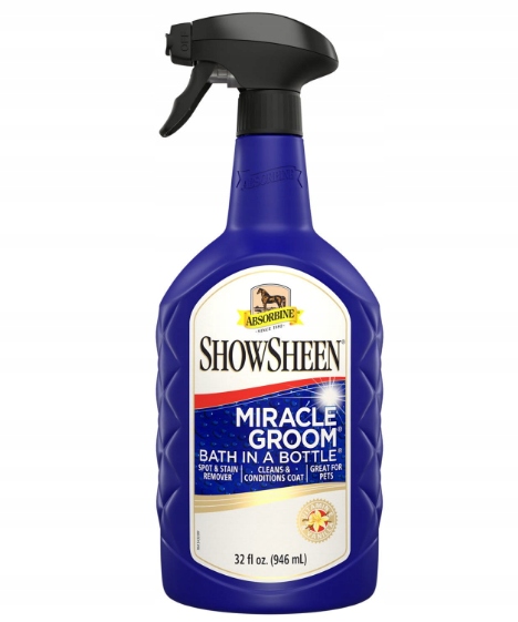 Absorbine Miracle Groom – spray do czyszczenia sierści dla koni horse 946ml