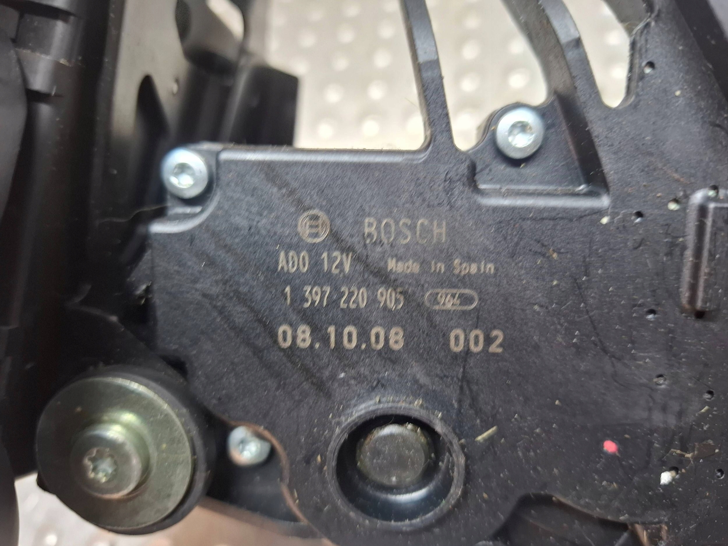 Mécanisme Micro moteur Essuie glaces Arrière 7208601 BMW E61