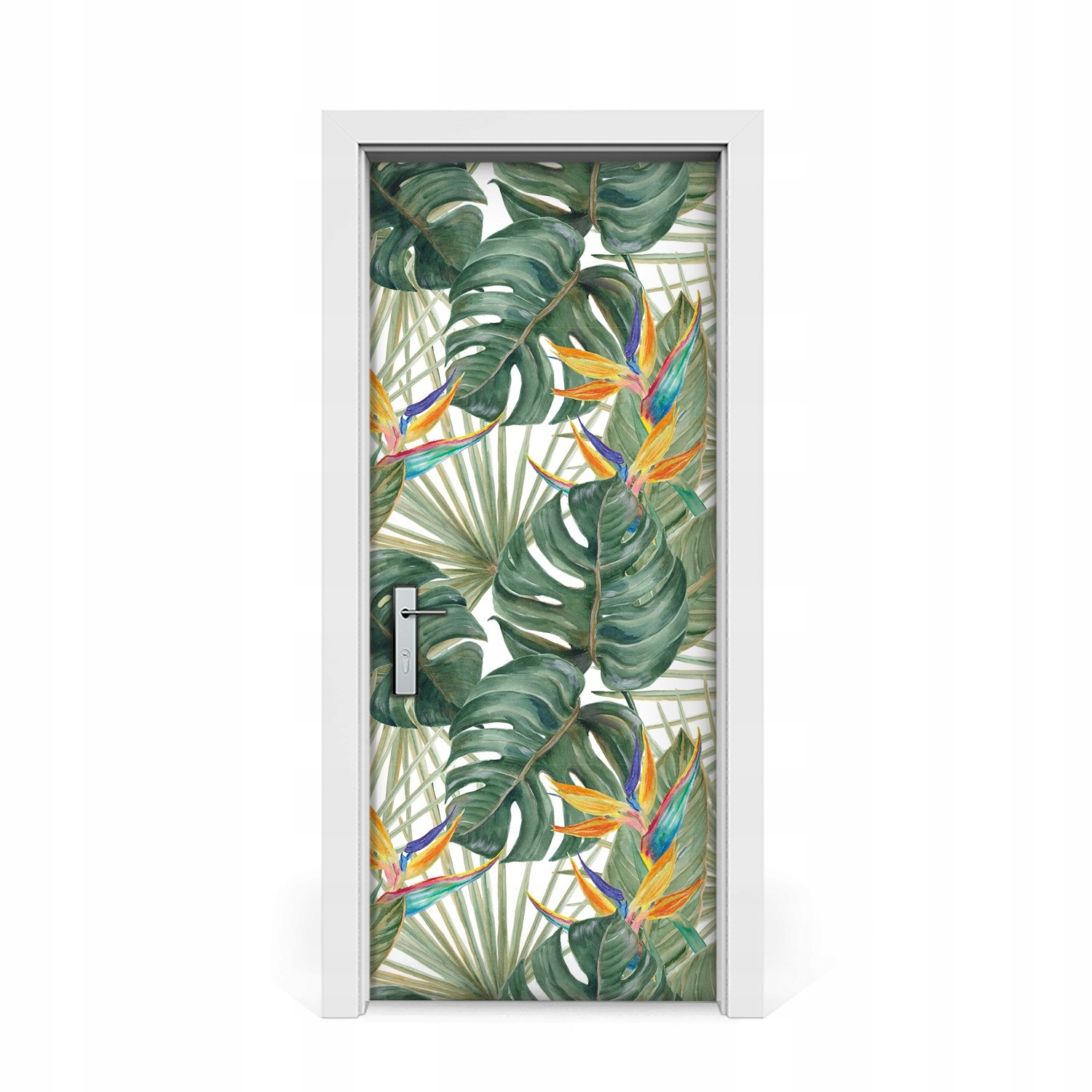 

Fototapeta na drzwi Malowane Liście Palmowe 85x205