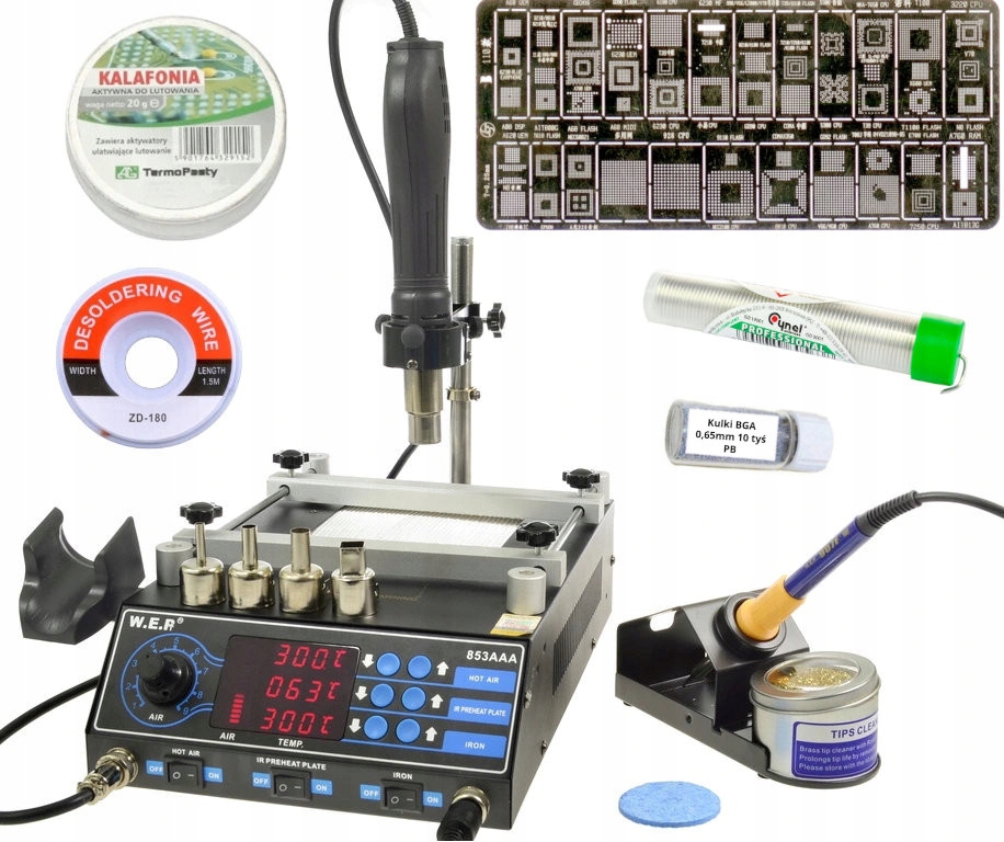 

Stacja Lutownicza Wep 853AAA +bga Pack 1