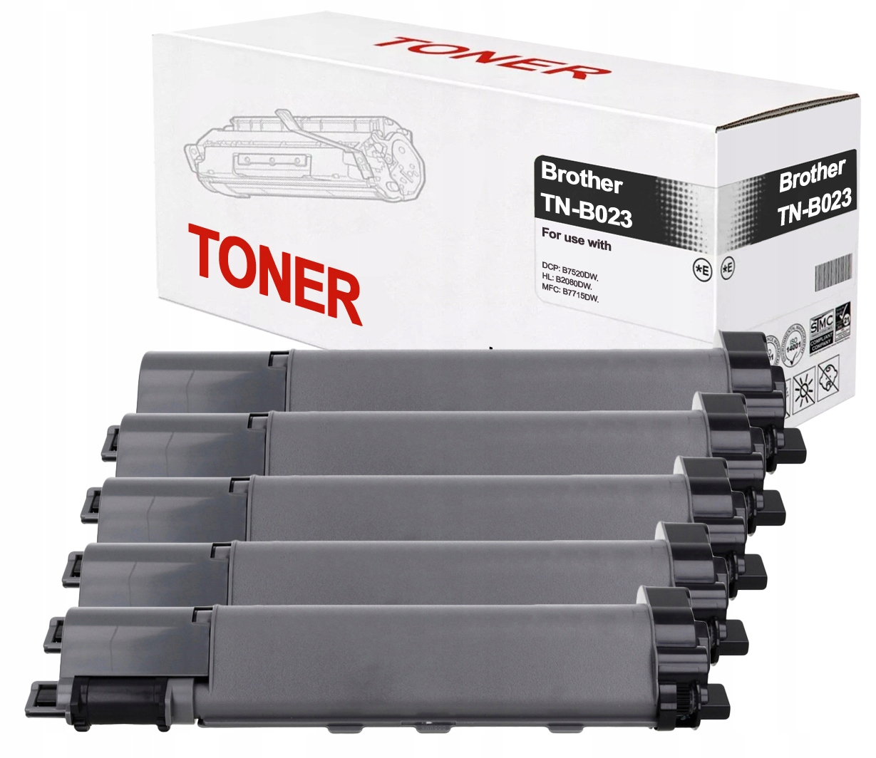 

5X Toner do Brother MFC-B7715DW 2000STR Nowy XL