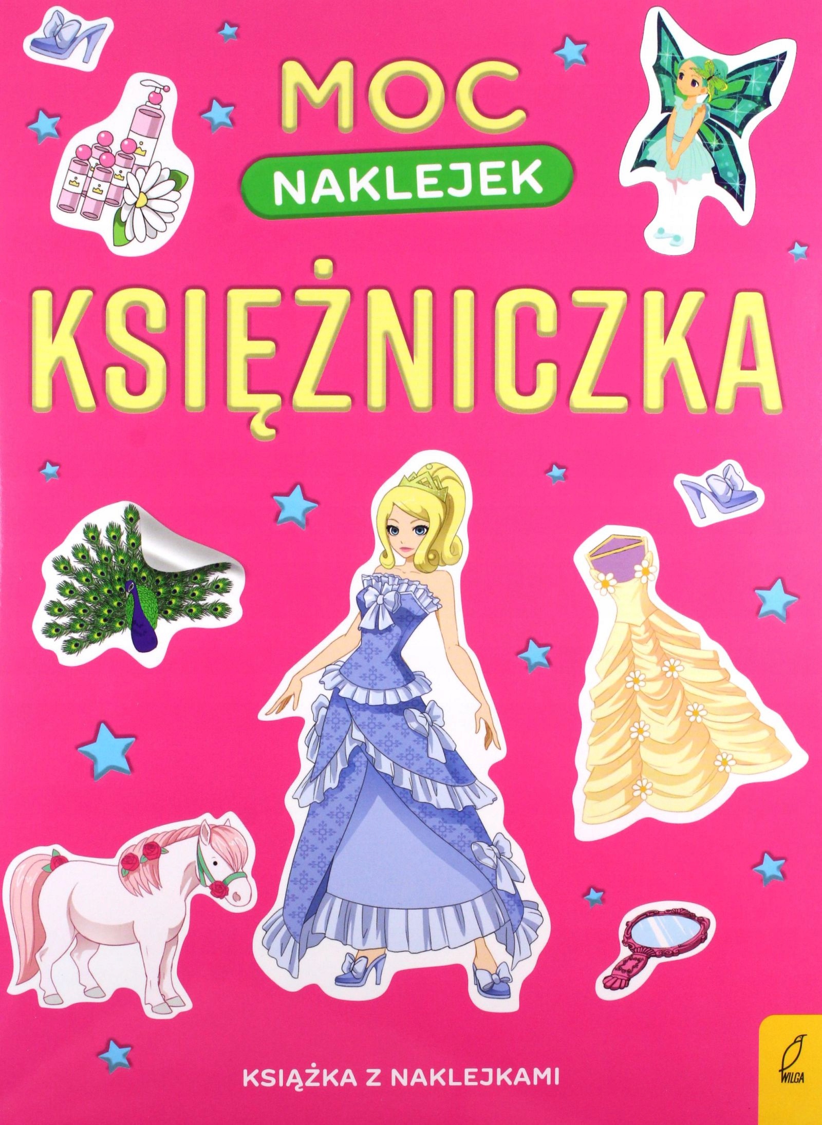 KSIĘŻNICZKA. MOC NAKLEJEK [KSIĄŻKA]