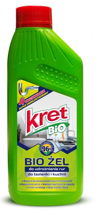 

Kret Bio Żel Do Udrożniania Rur 500g